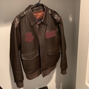 Men’s Leather Jacket - Air Force Pilot (Turkish Leather)